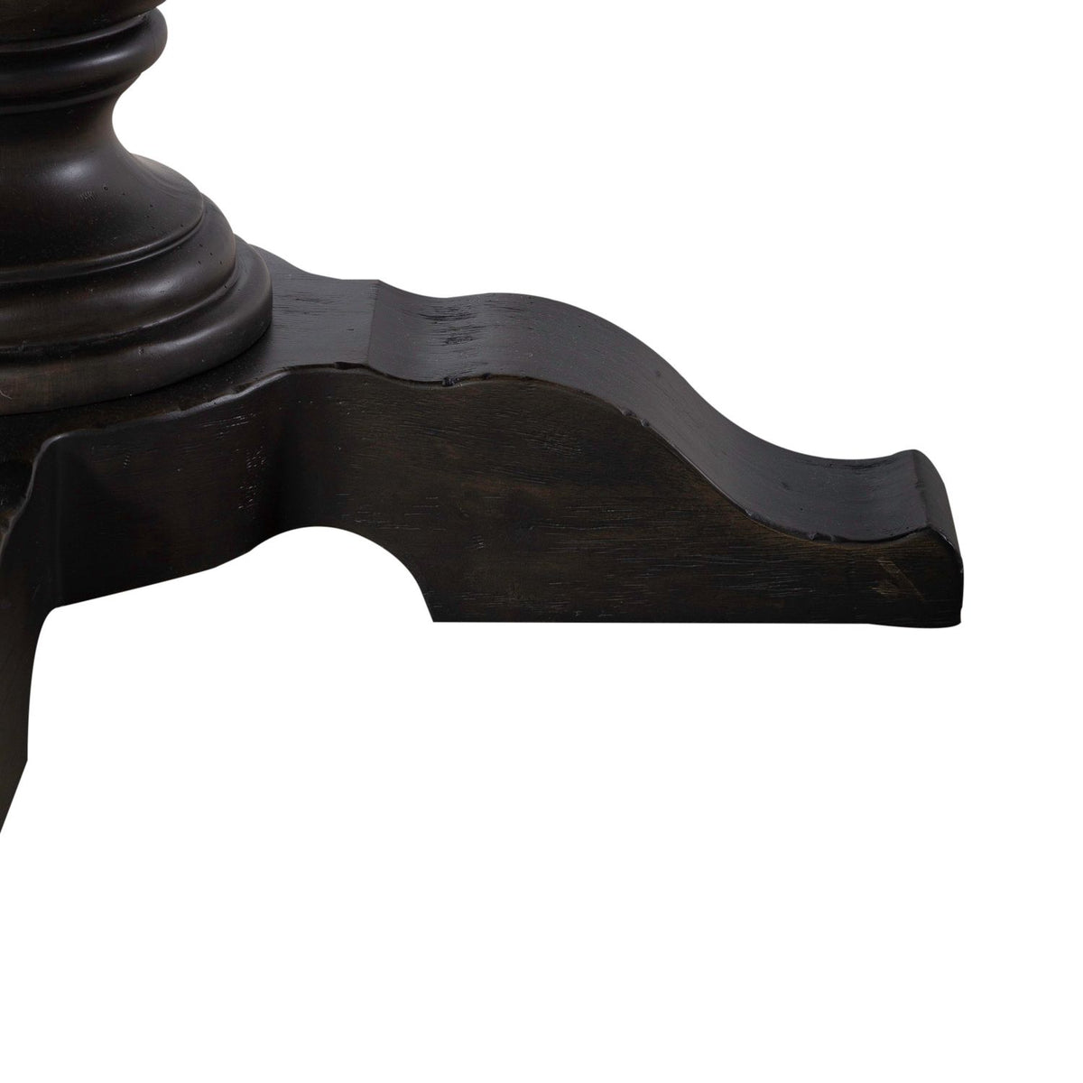 615-P6060-B - Single Pedestal Table Base- Black - Liberty Furniture