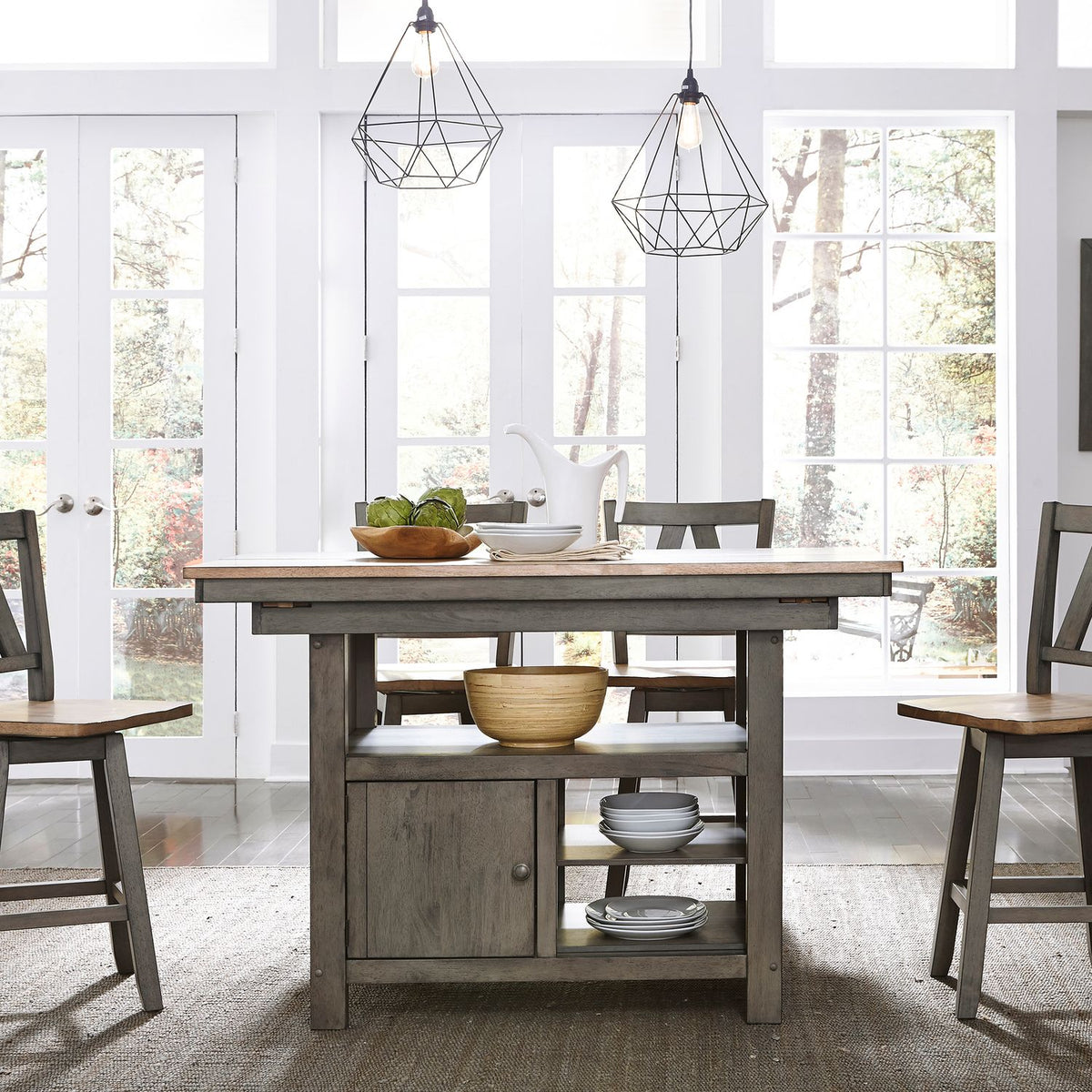 62-CD-5GTS - 5 Piece Gathering Table Set - Liberty Furniture