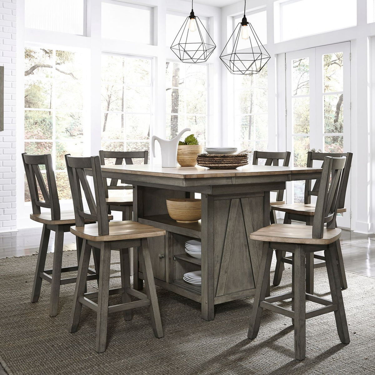 62-CD-7GTS - 7 Piece Gathering Table Set - Liberty Furniture