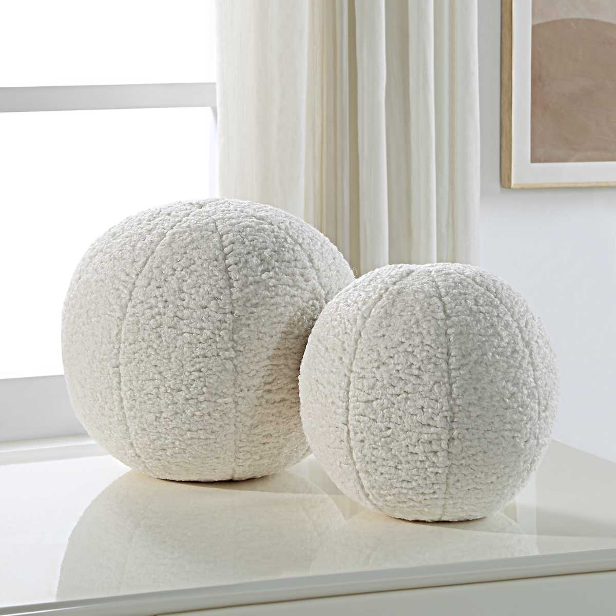 Capra Ball Pillows, S/2