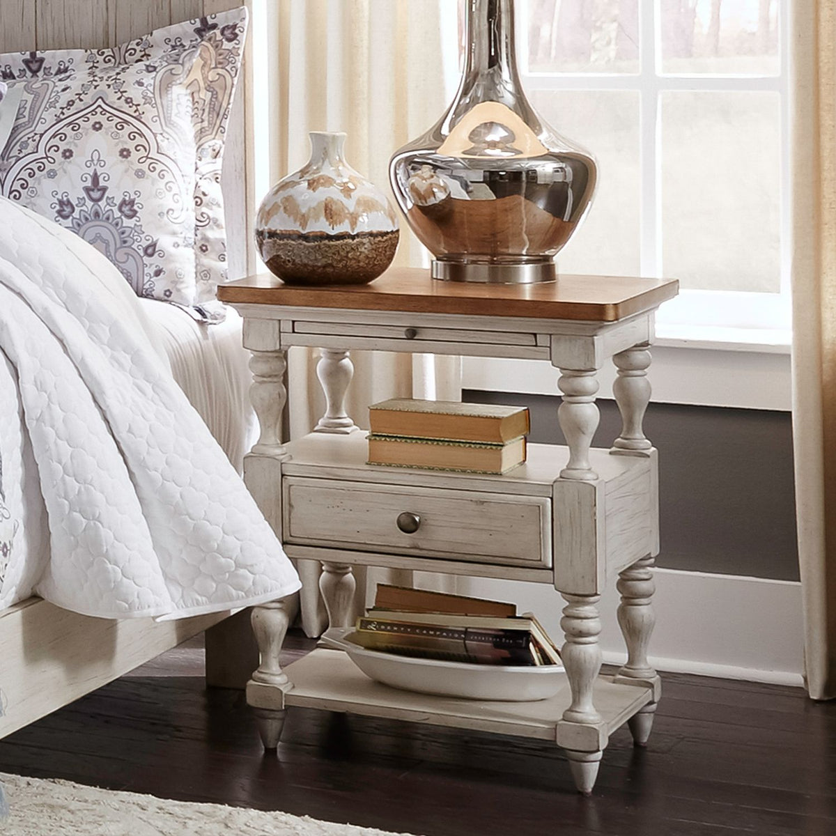652-BR62 - 1 Drawer Night Stand - Liberty Furniture