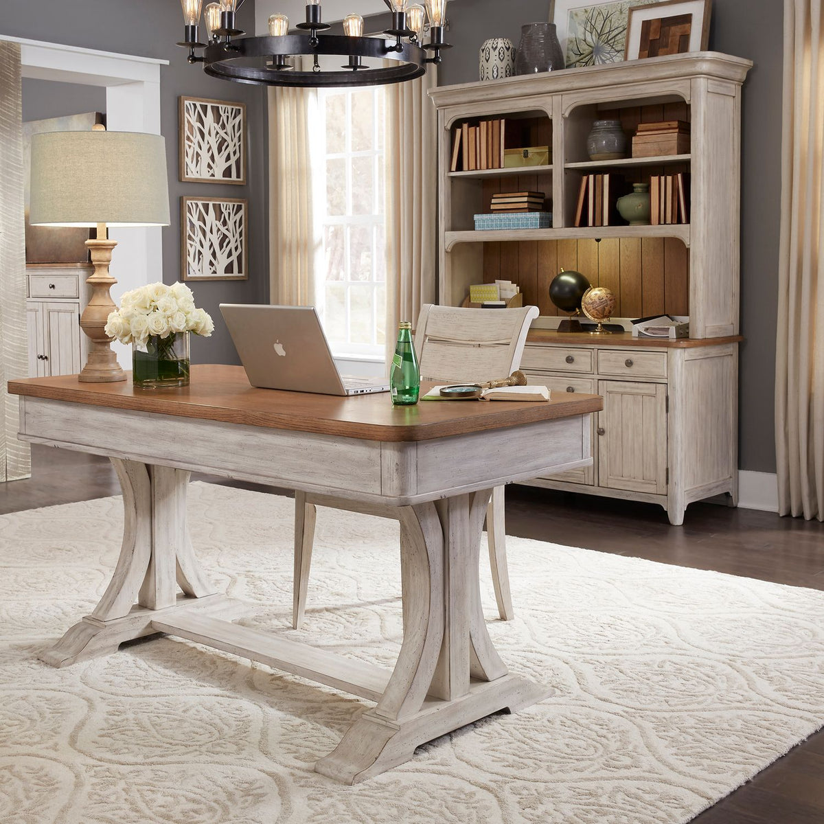 652-HO-3DH - 3 Piece Desk & Hutch Set - Liberty Furniture