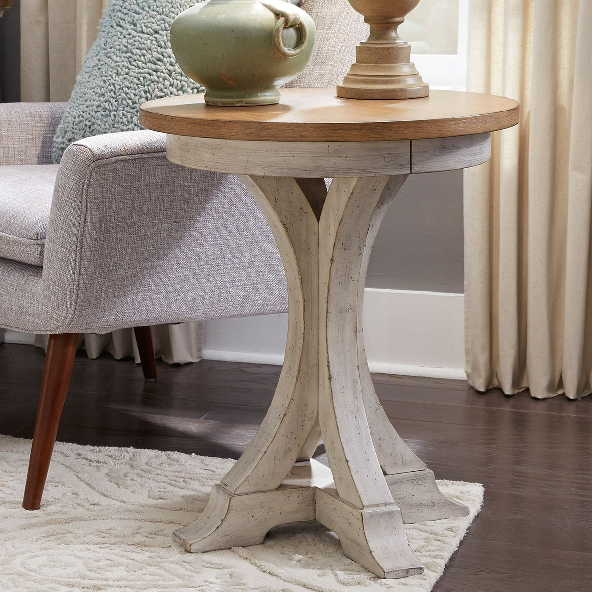 652-OT1021 - Round Chair Side Table - Liberty Furniture