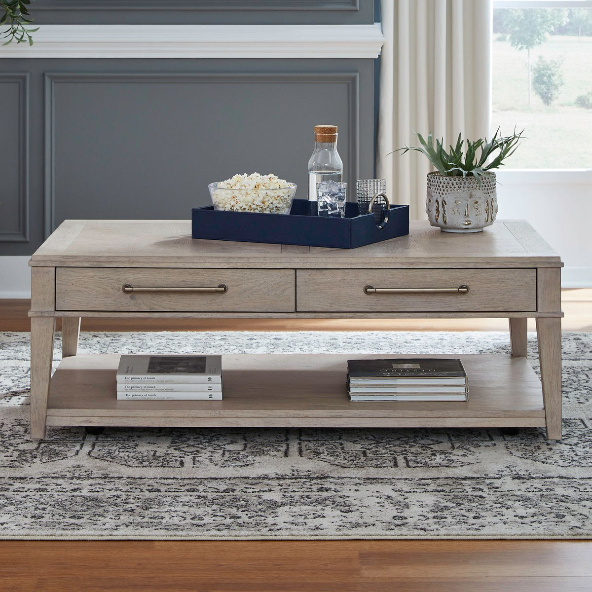 694-OT1010 - Rectangular Cocktail Table - Liberty Furniture