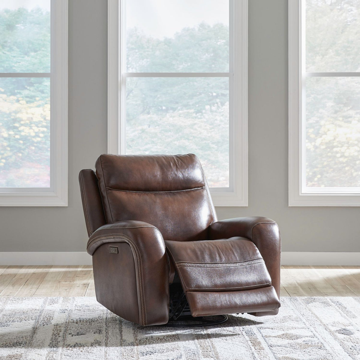 7005CG-12P - SG Recliner P2 - Cognac - Liberty Furniture
