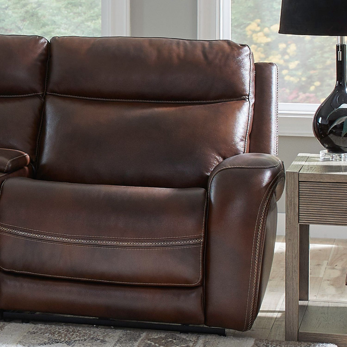 7005CG-42RP - R Arm Recliner P2 & ZG - Cognac - Liberty Furniture