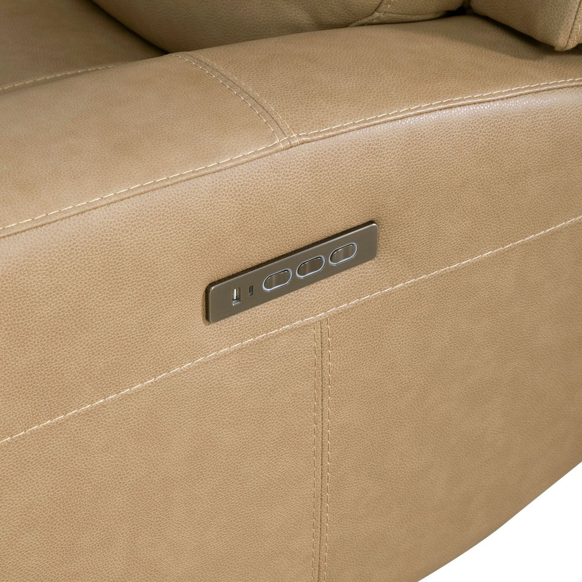 7006SN-43RP - R Arm Recliner P3 & ZG - York Sand - Liberty Furniture