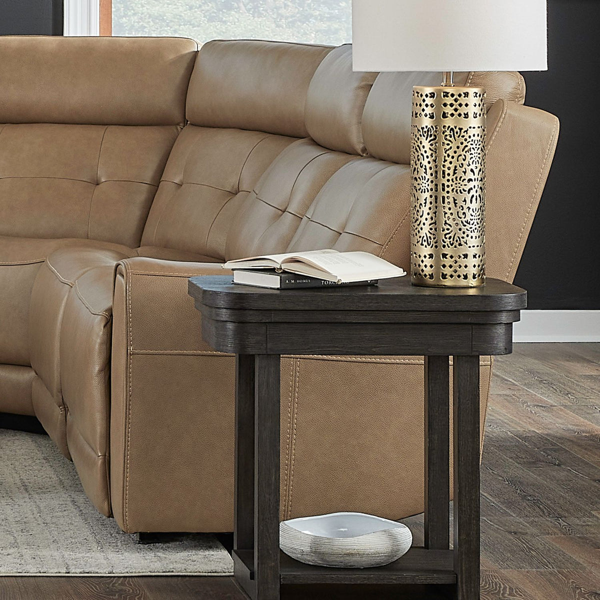 7006SN-43RP - R Arm Recliner P3 & ZG - York Sand - Liberty Furniture