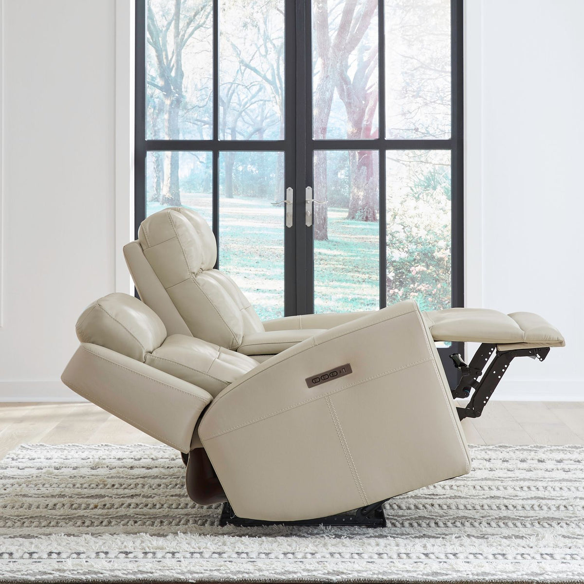 7006ST-23P - Loveseat w/Console P3 & ZG - Baja Stone - Liberty Furniture