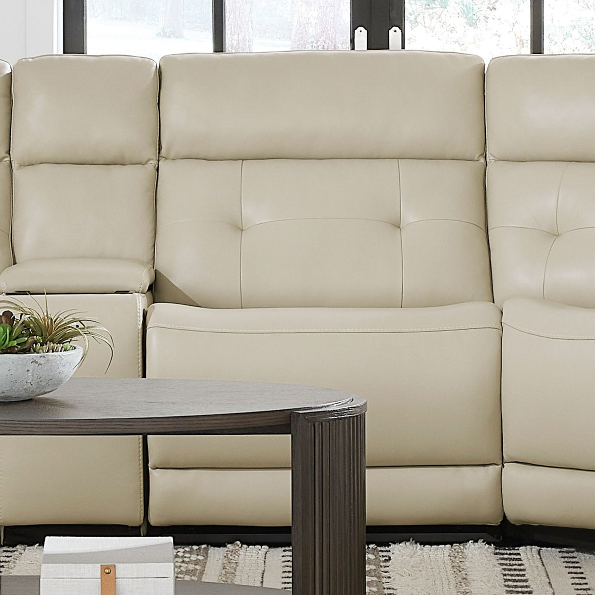7006ST-43AP - Armless Recliner P3 & ZG - Baja Stone - Liberty Furniture