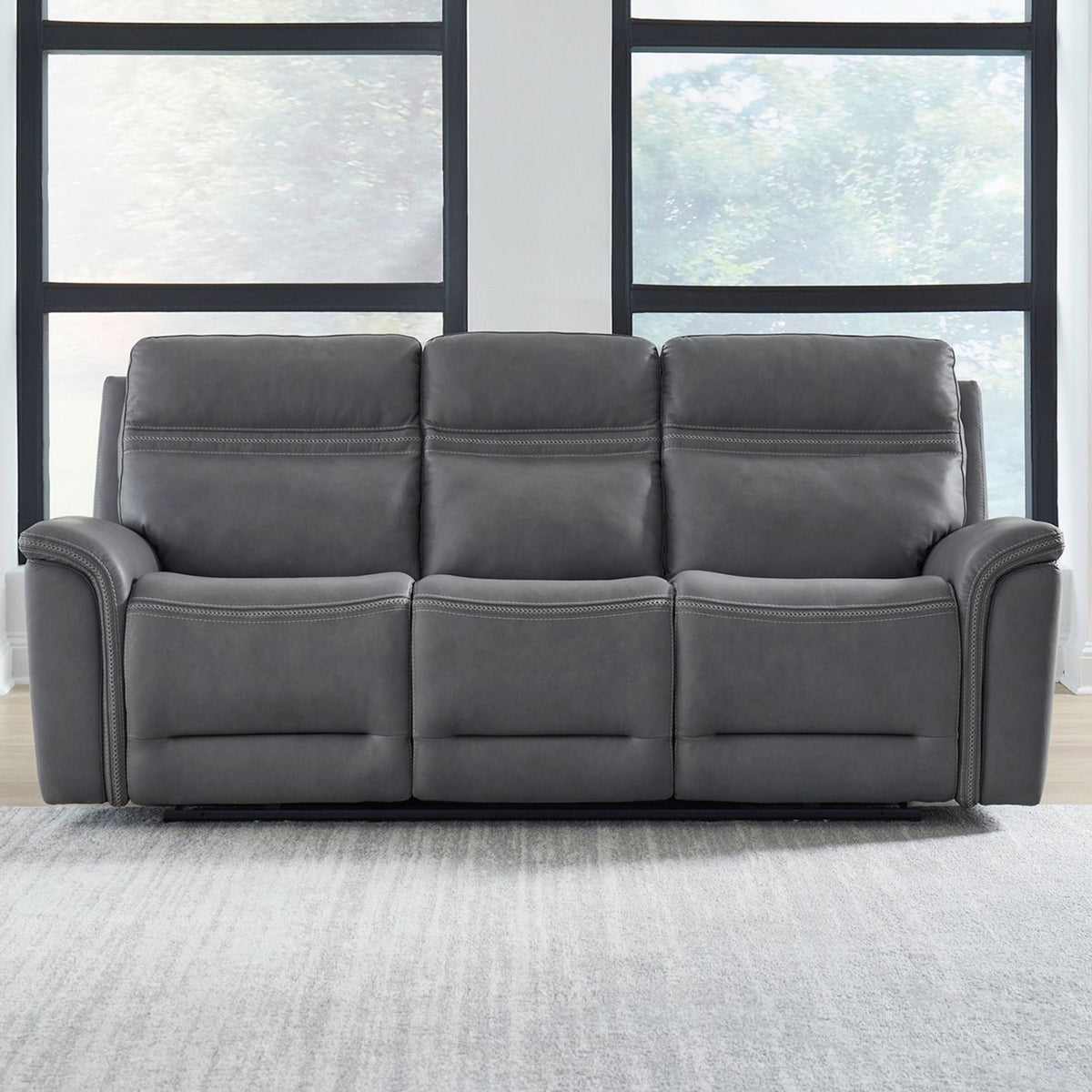 7007BG-33P - Sofa P3 & ZG - Blue Gray - Liberty Furniture
