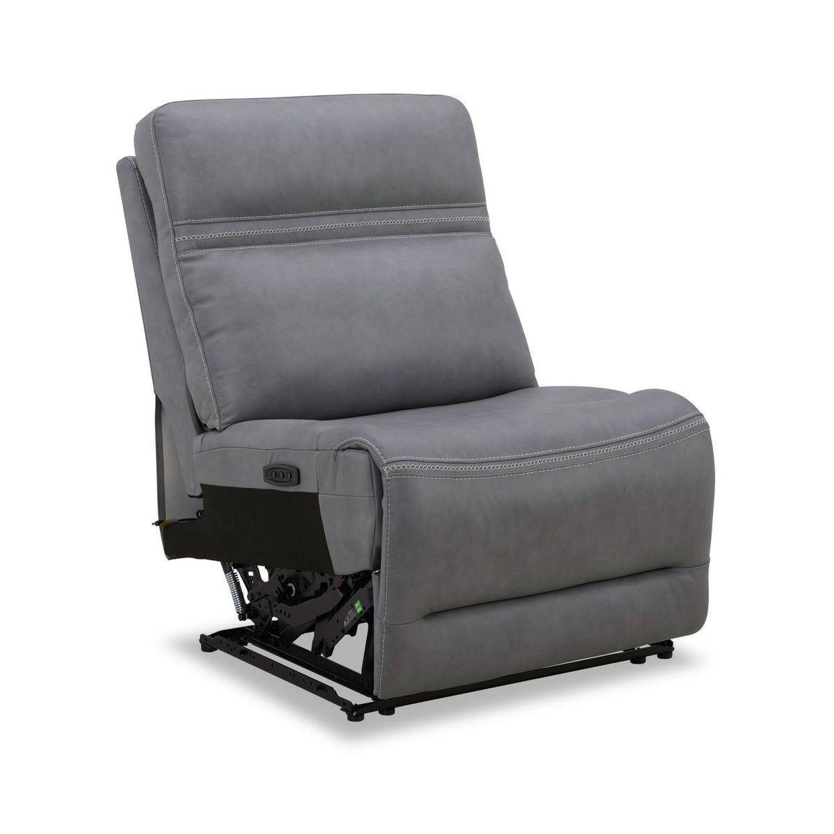 7007BG-43AP - Armless Recliner P3 & ZG - Blue Gray - Liberty Furniture