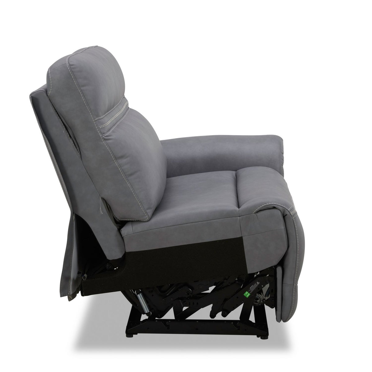 7007BG-43RP - R Arm Recliner P3 & ZG - Blue Gray - Liberty Furniture