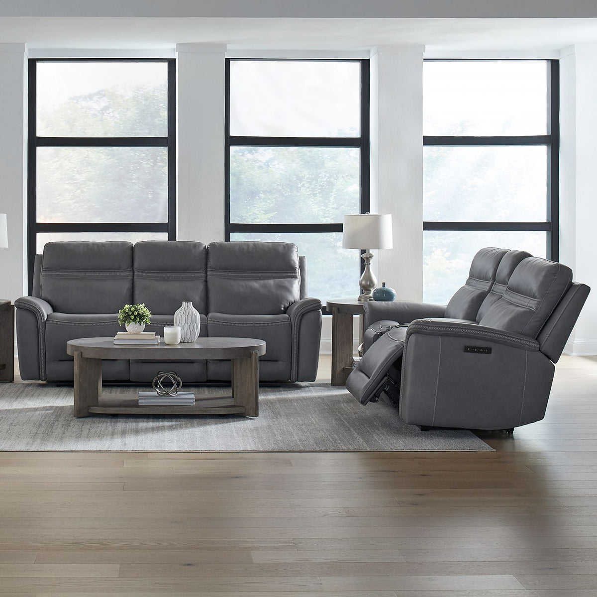 7007BG-UPH-SOLO - Sofa & Loveseat - Liberty Furniture