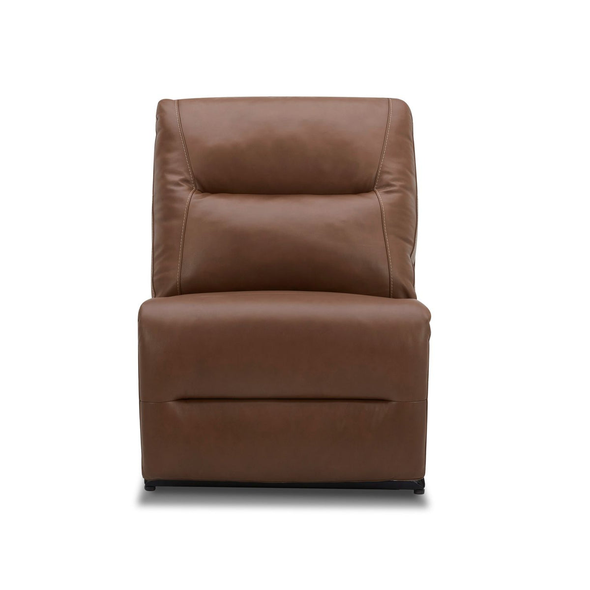 7008SD-43AP - Armless Recliner P3 & ZG - Saddle - Liberty Furniture