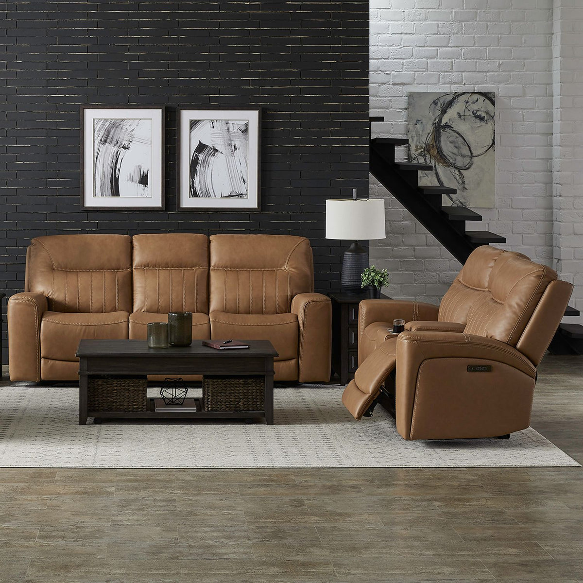 7009BU-UPH-SOLO - Sofa & Loveseat - Liberty Furniture
