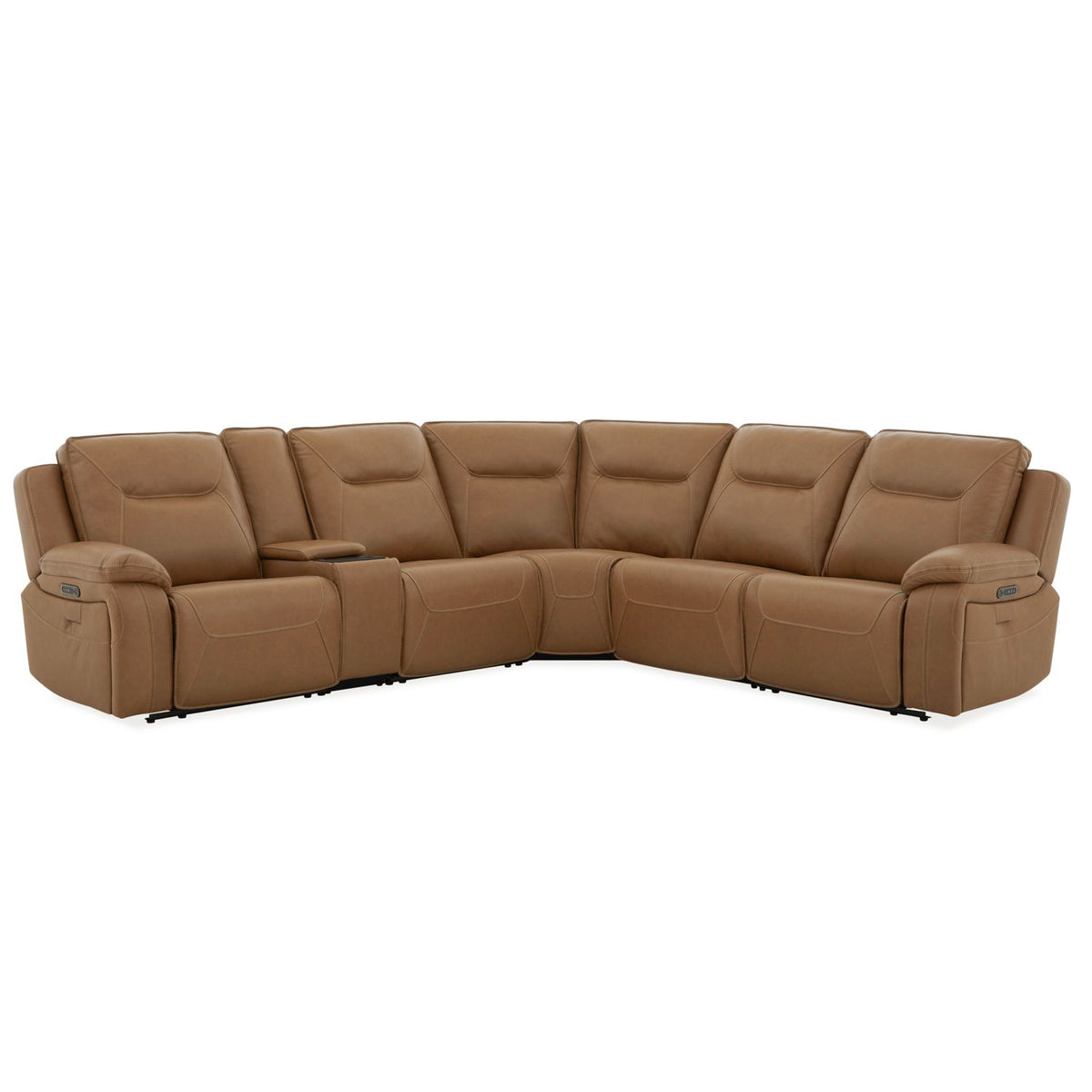 7018BU-UPH-6PCSEC - 6 Piece Sectional - Liberty Furniture