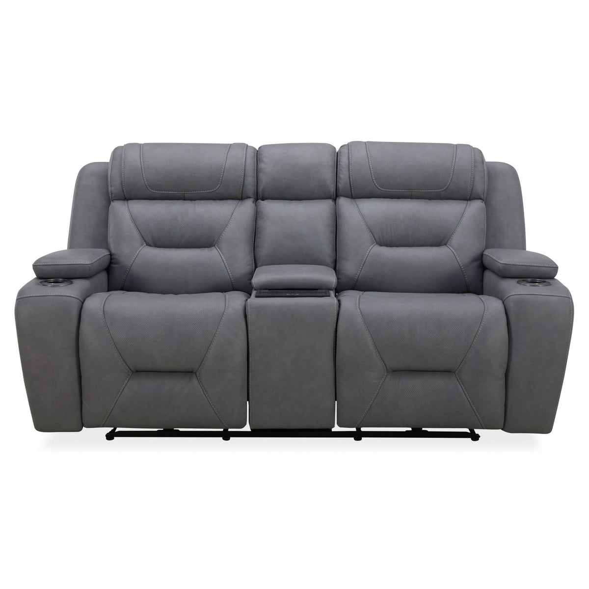 7019BG-22P - Loveseat w/ Console P2 & ZG - Liberty Furniture