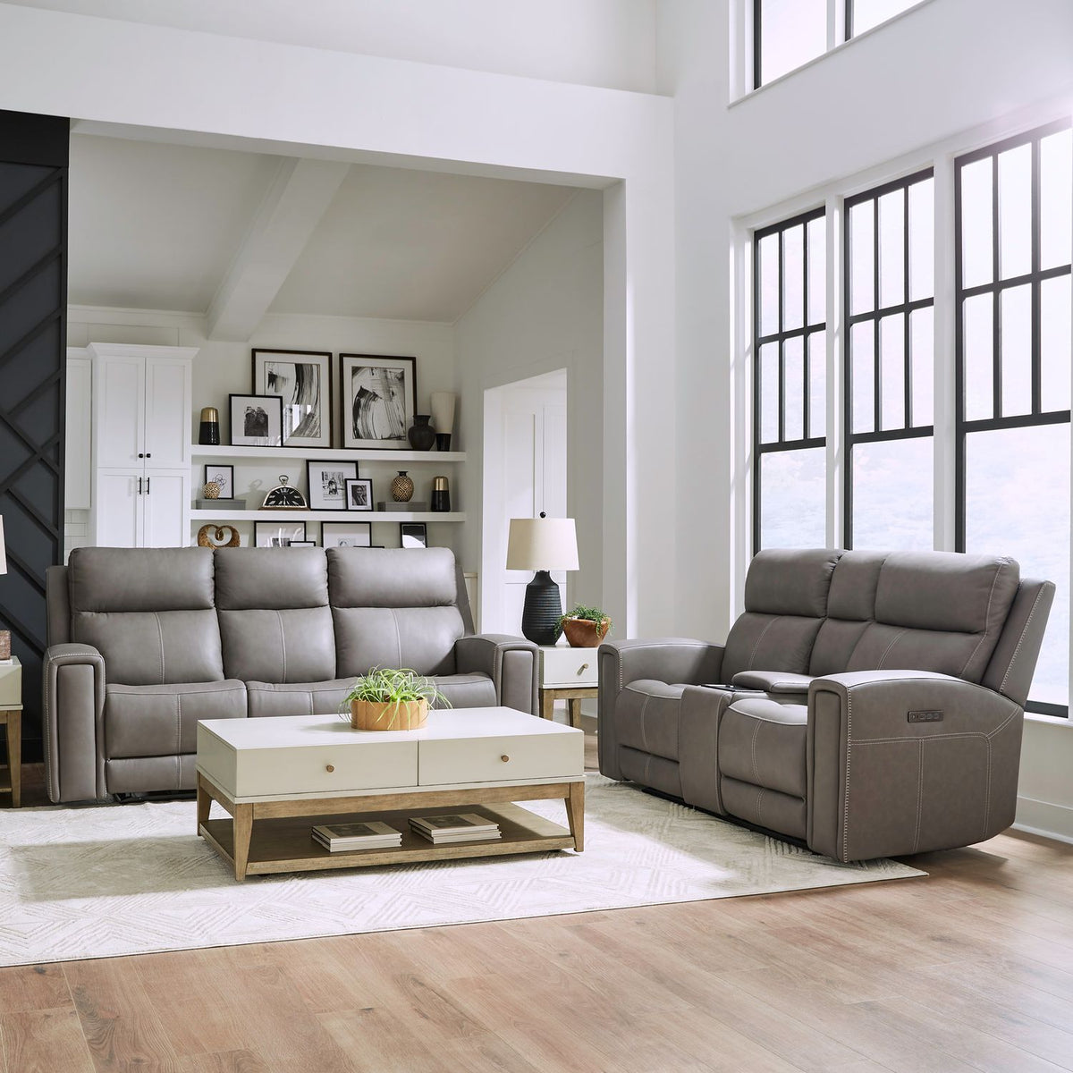 7021LG-UPH-SOLO - Sofa & Loveseat - Liberty Furniture
