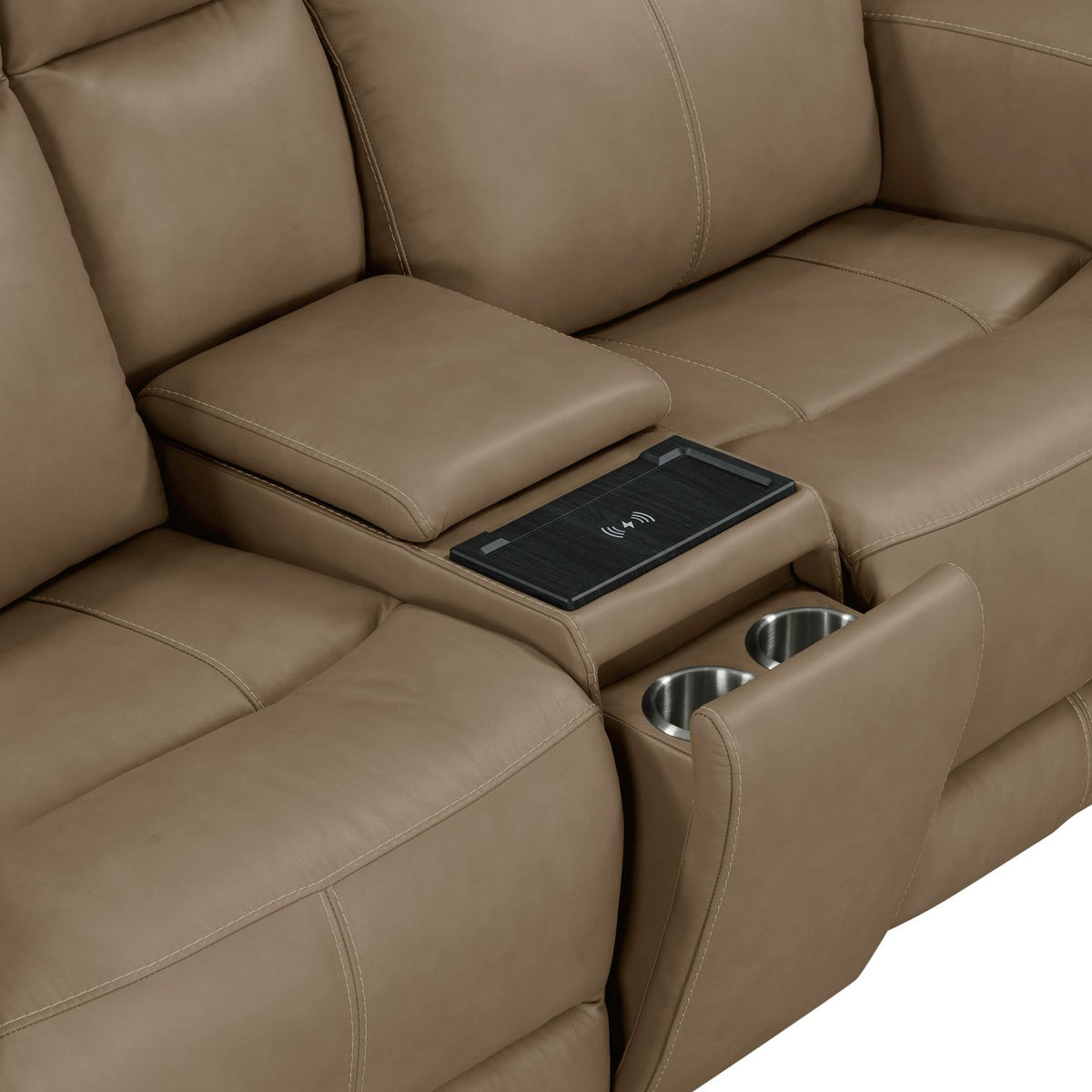7021TO-23P - Loveseat w/ Console P3 & ZW - Liberty Furniture