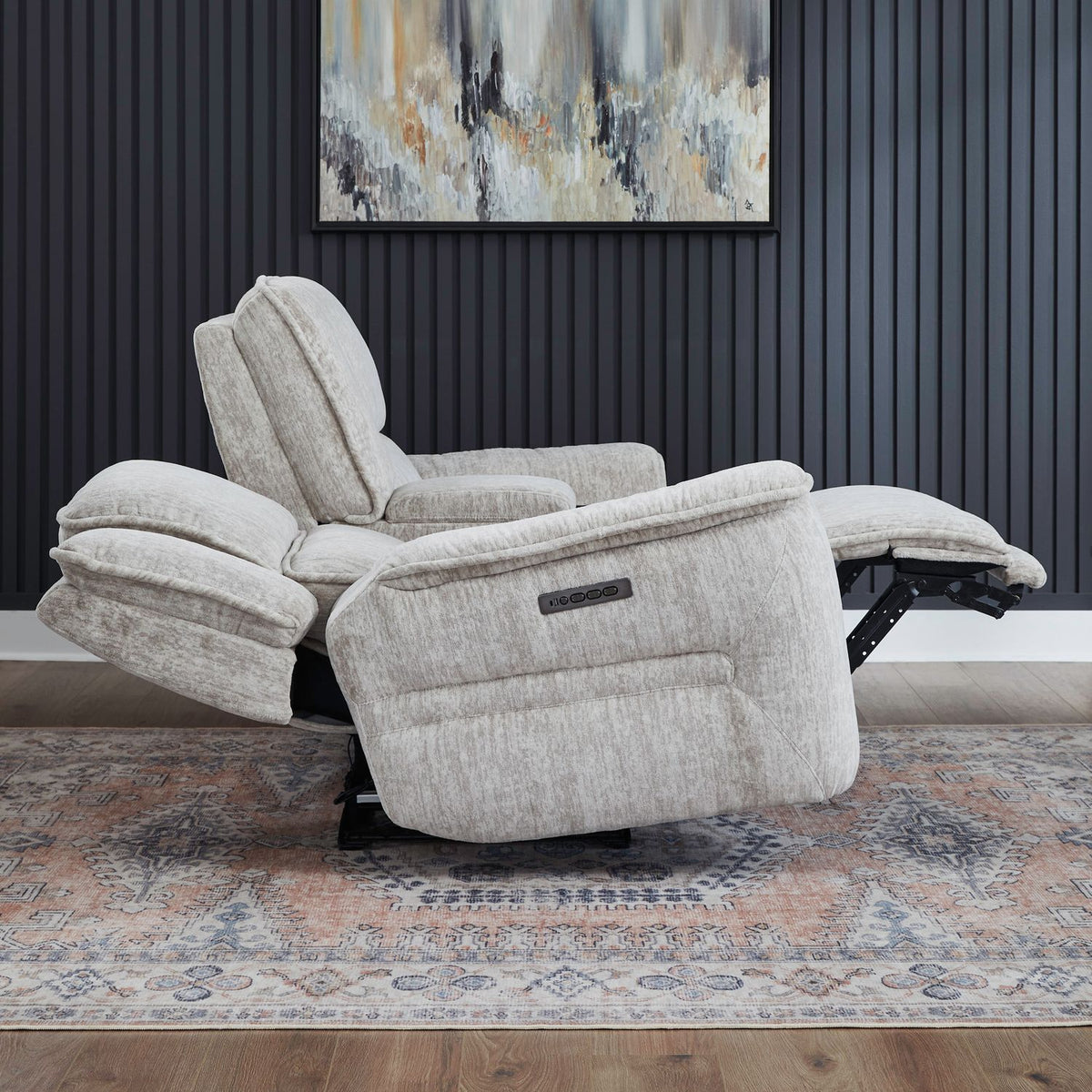 7025PF-23P - Loveseat w/ Console P3 & ZG - Liberty Furniture
