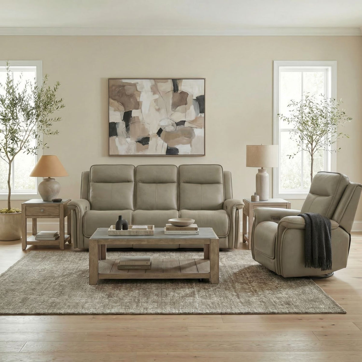 7030CS-UPH-SOREC - Sofa & Recliner - Liberty Furniture