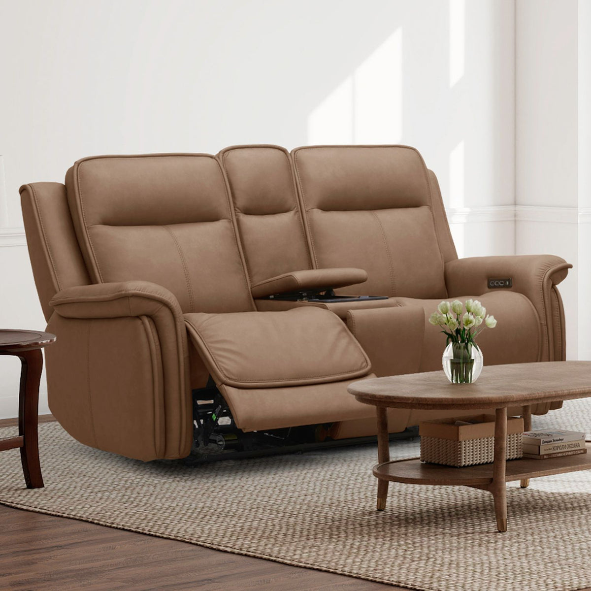 7030TO-23P - Loveseat w/ Console P3 & ZG - Liberty Furniture