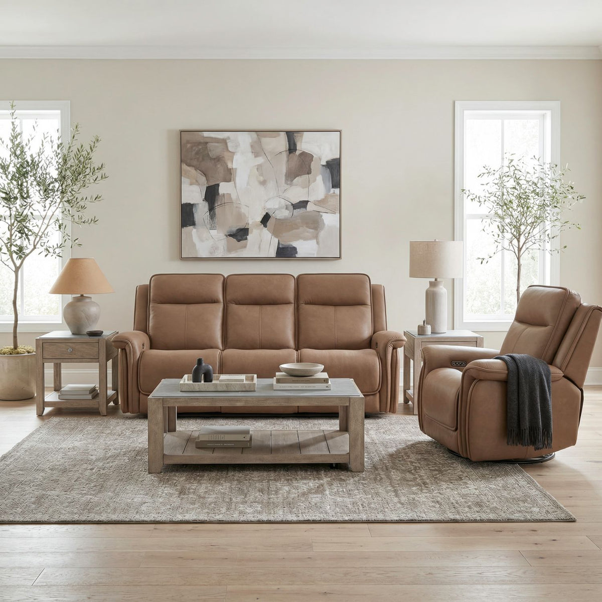 7030TO-UPH-SOREC - Sofa & Recliner - Liberty Furniture