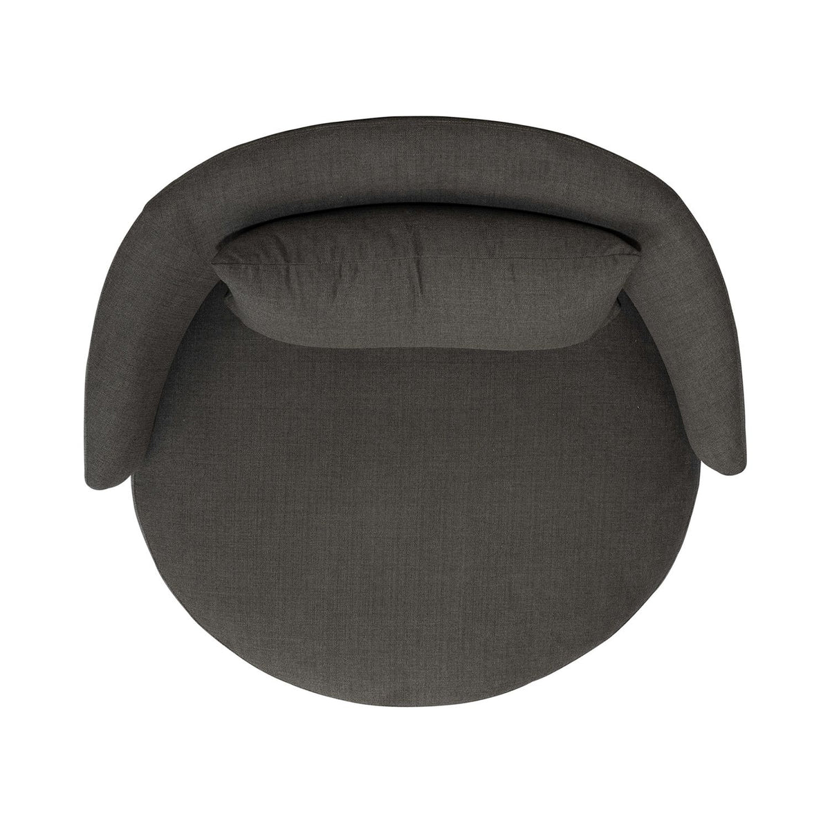 708-ACH15-GY - Uph Swivel Cuddler Chair - Charcoal - Liberty Furniture