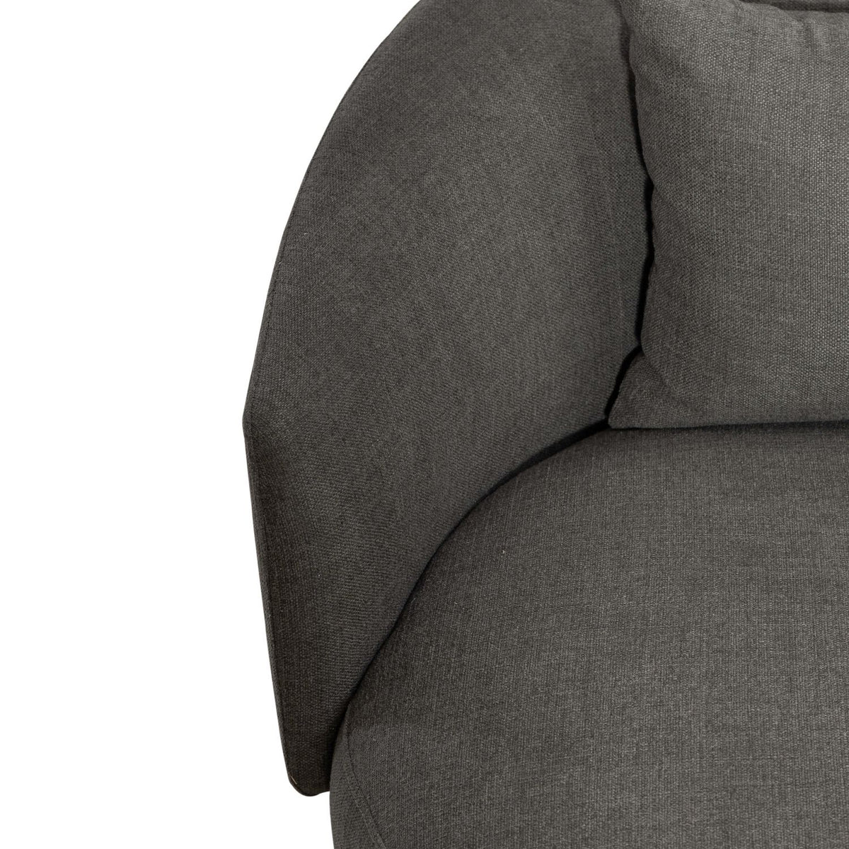 708-ACH15-GY - Uph Swivel Cuddler Chair - Charcoal - Liberty Furniture
