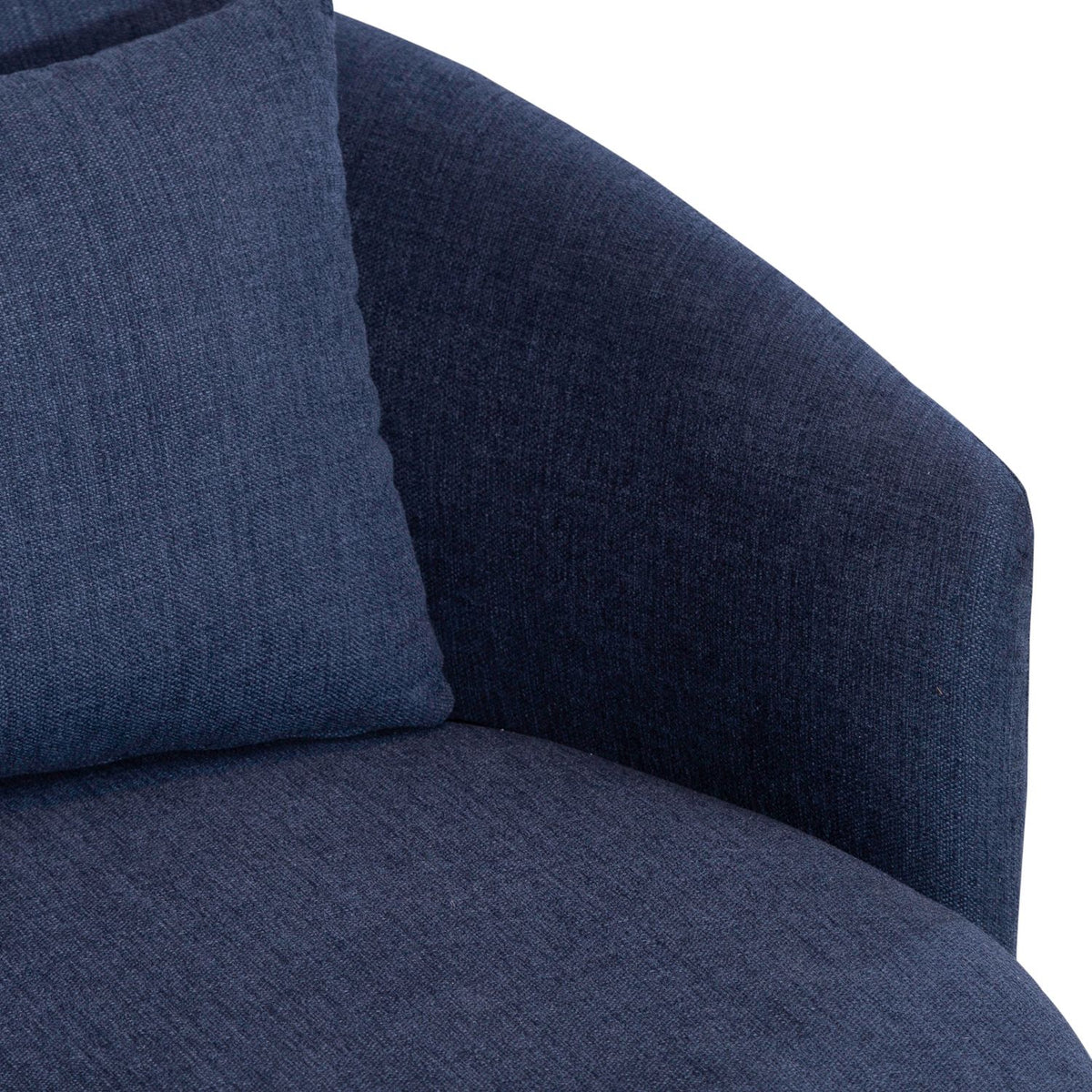 708-ACH15-N - Uph Swivel Cuddler Chair - Midnight - Liberty Furniture