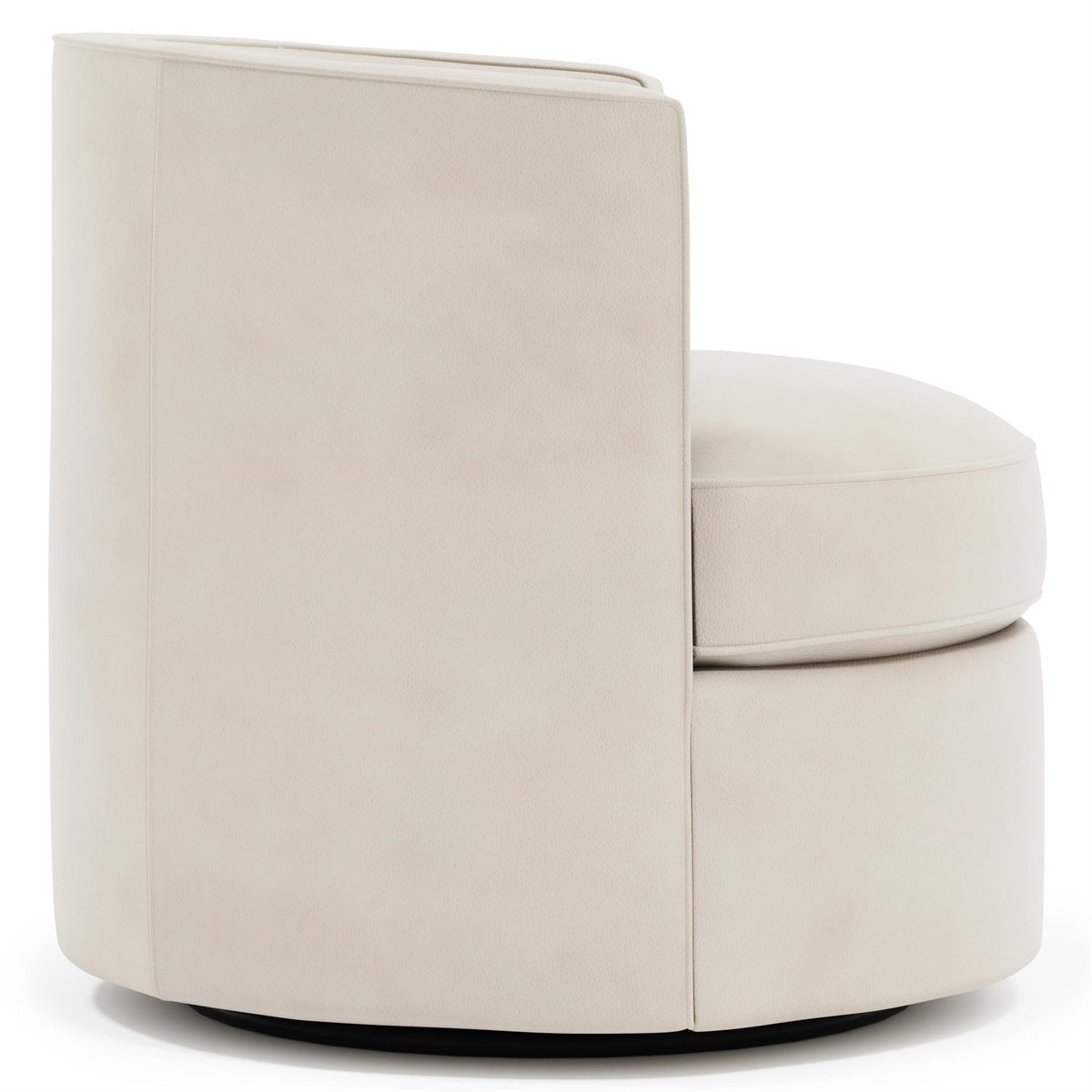 Fleur Leather Swivel Chair