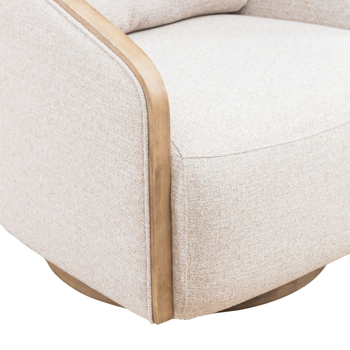 722-ACH15 - Uph Swivel Accent Chair - Light Brown - Liberty Furniture