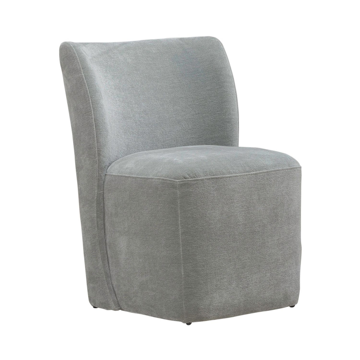 728-ADC90-SP - Accent Dining Chair w/ Casters - Sapphire - Liberty Furniture