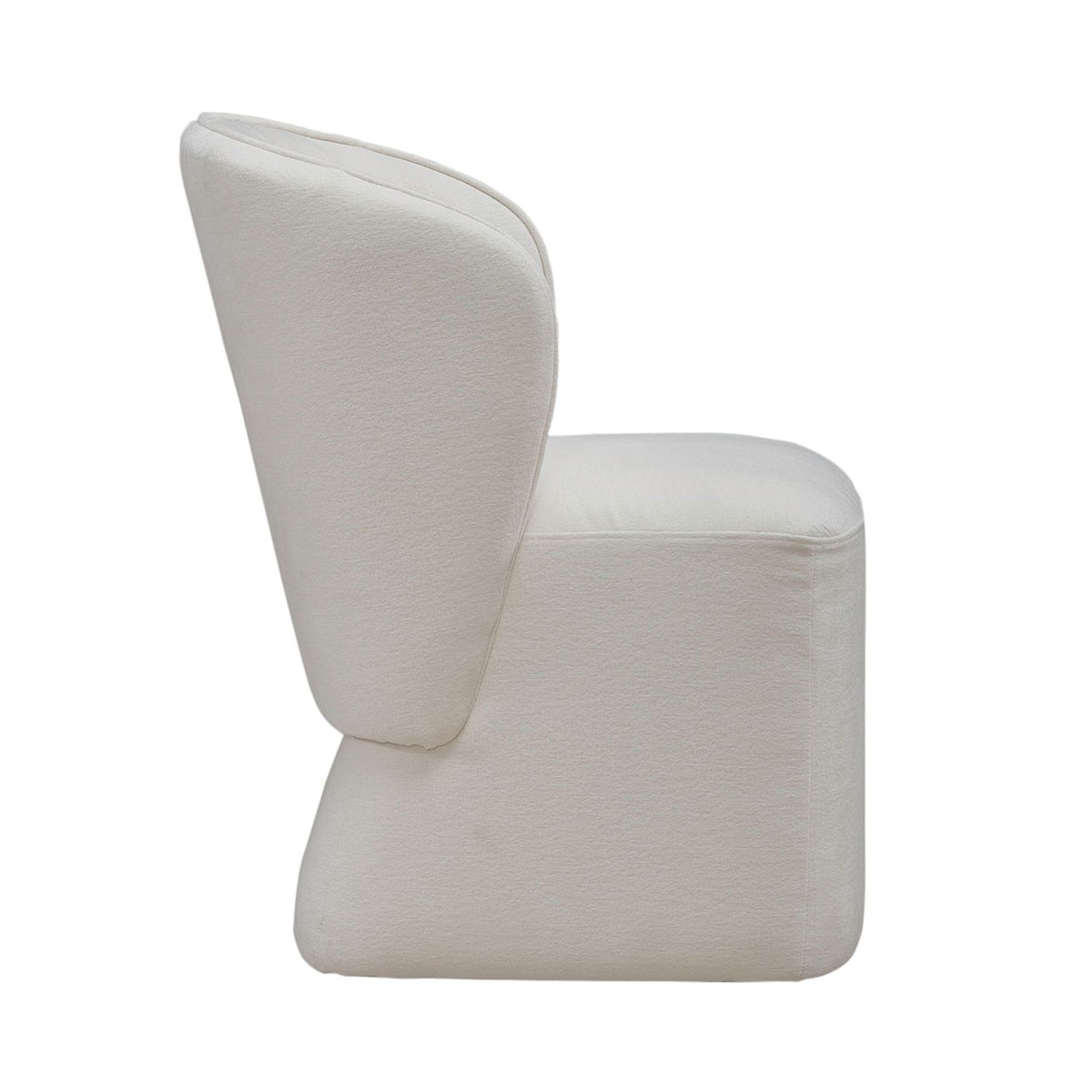 730-ADC90-IV - Accent Dining Chair w/ Casters - Ivory - Liberty Furniture
