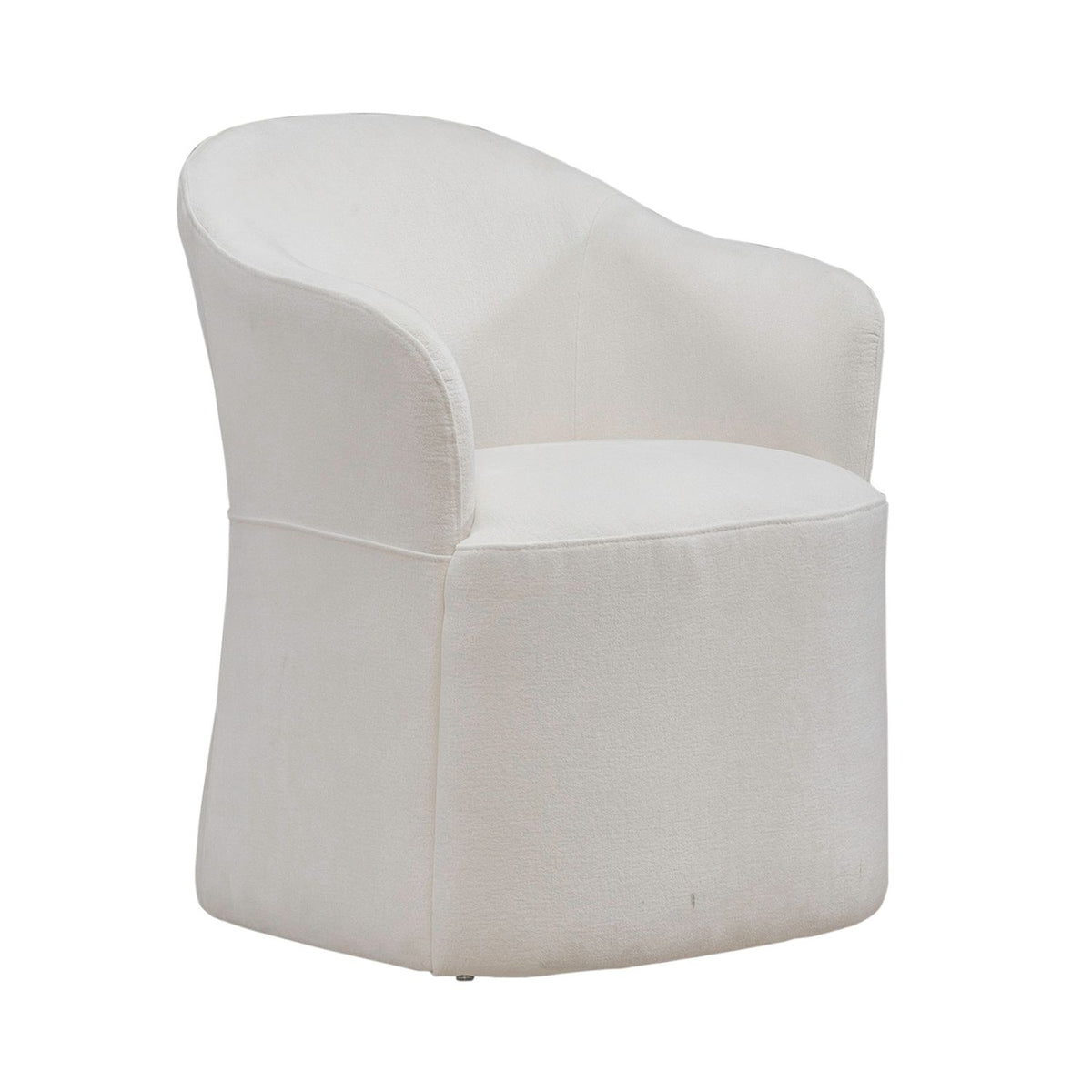 731-ADC90-IV - Accent Dining Chair w/ Casters - Ivory - Liberty Furniture