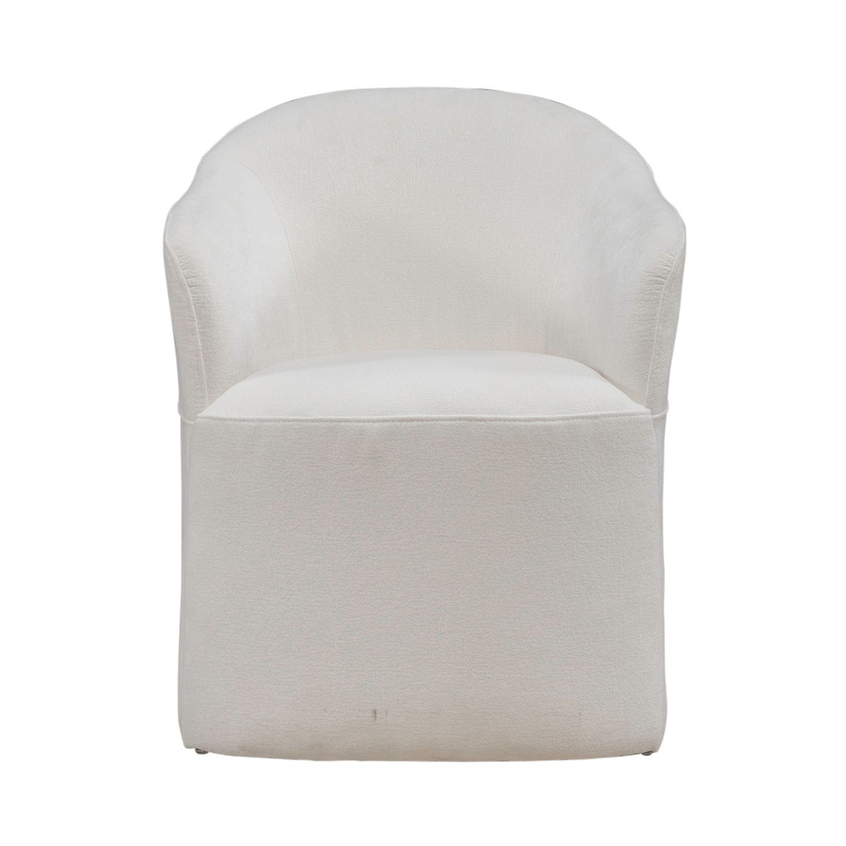 731-ADC90-IV - Accent Dining Chair w/ Casters - Ivory - Liberty Furniture