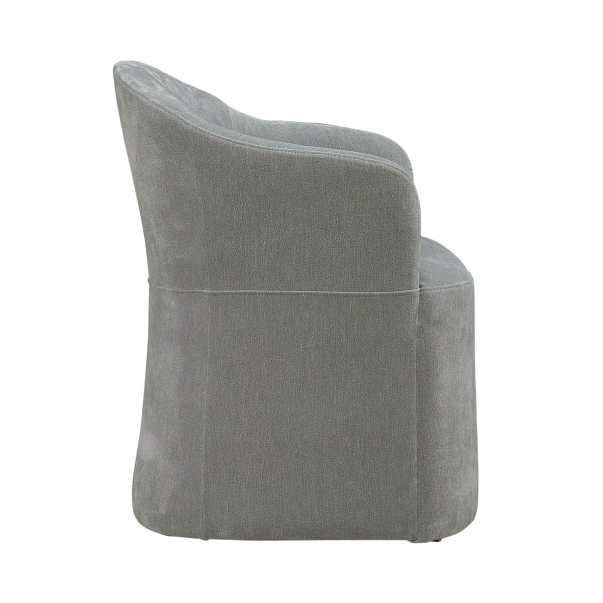 731-ADC90-SP - Accent Dining Chair w/ Casters - Sapphire - Liberty Furniture
