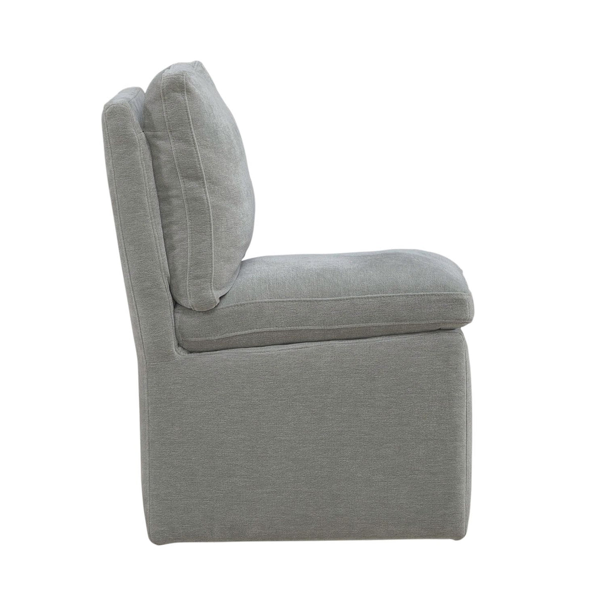 733-ADC90-SP - Accent Dining Chair w/ Casters - Sapphire - Liberty Furniture