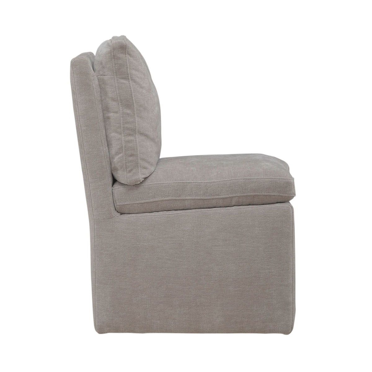 733-ADC90-TR - Accent Dining Chair w/ Casters - Truffle - Liberty Furniture