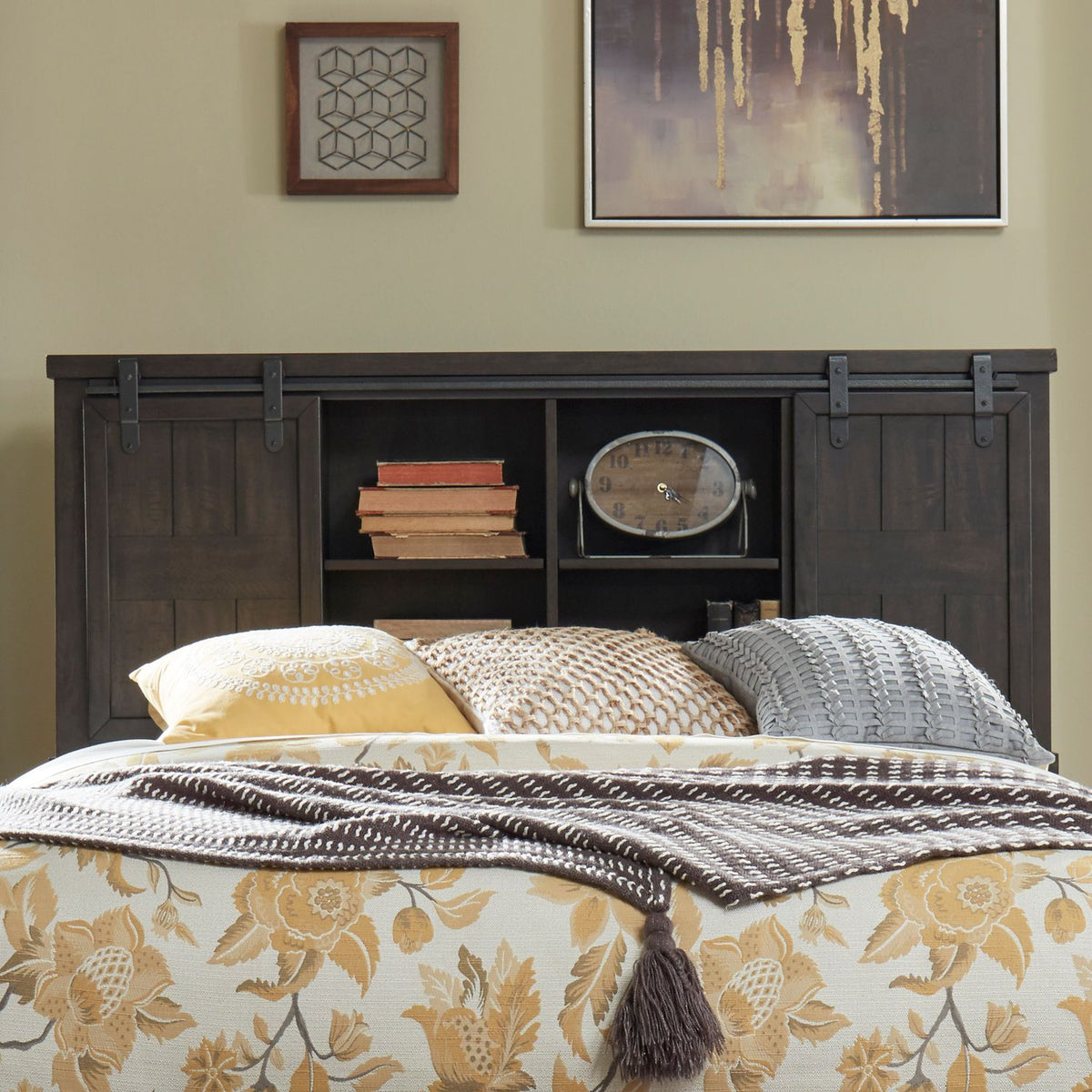 759-BR13B - Queen Bookcase Headboard - Liberty Furniture