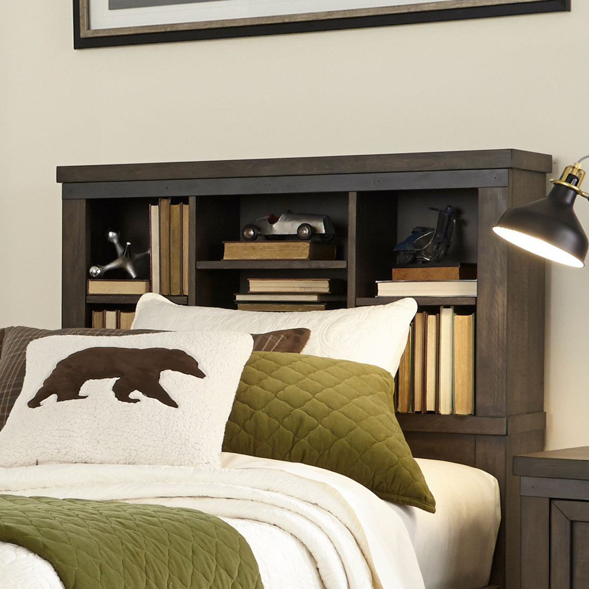 759-BR17B - Full Bookcase Headboard - Liberty Furniture