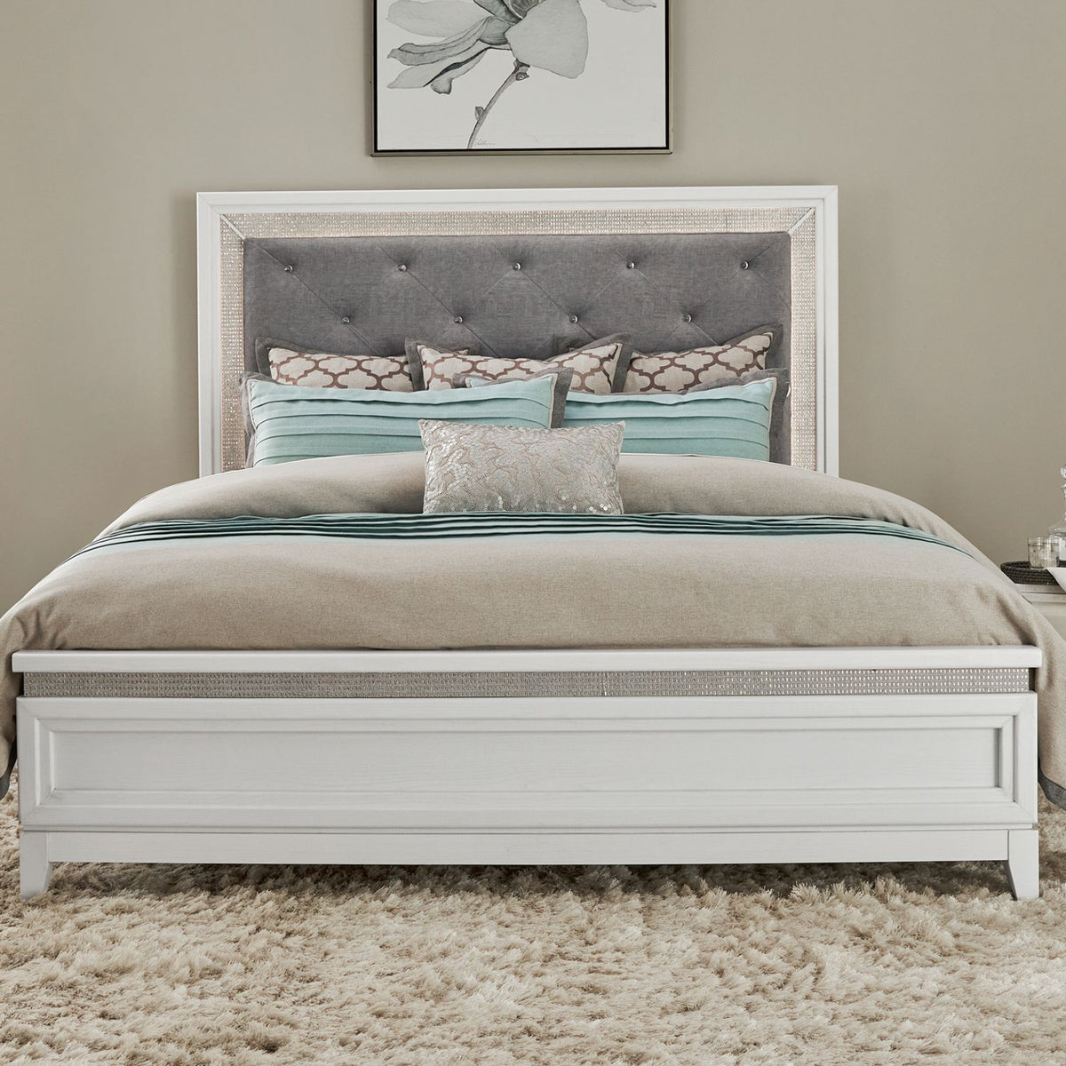 781-BR-CKUB - King California Uph Bed - Liberty Furniture