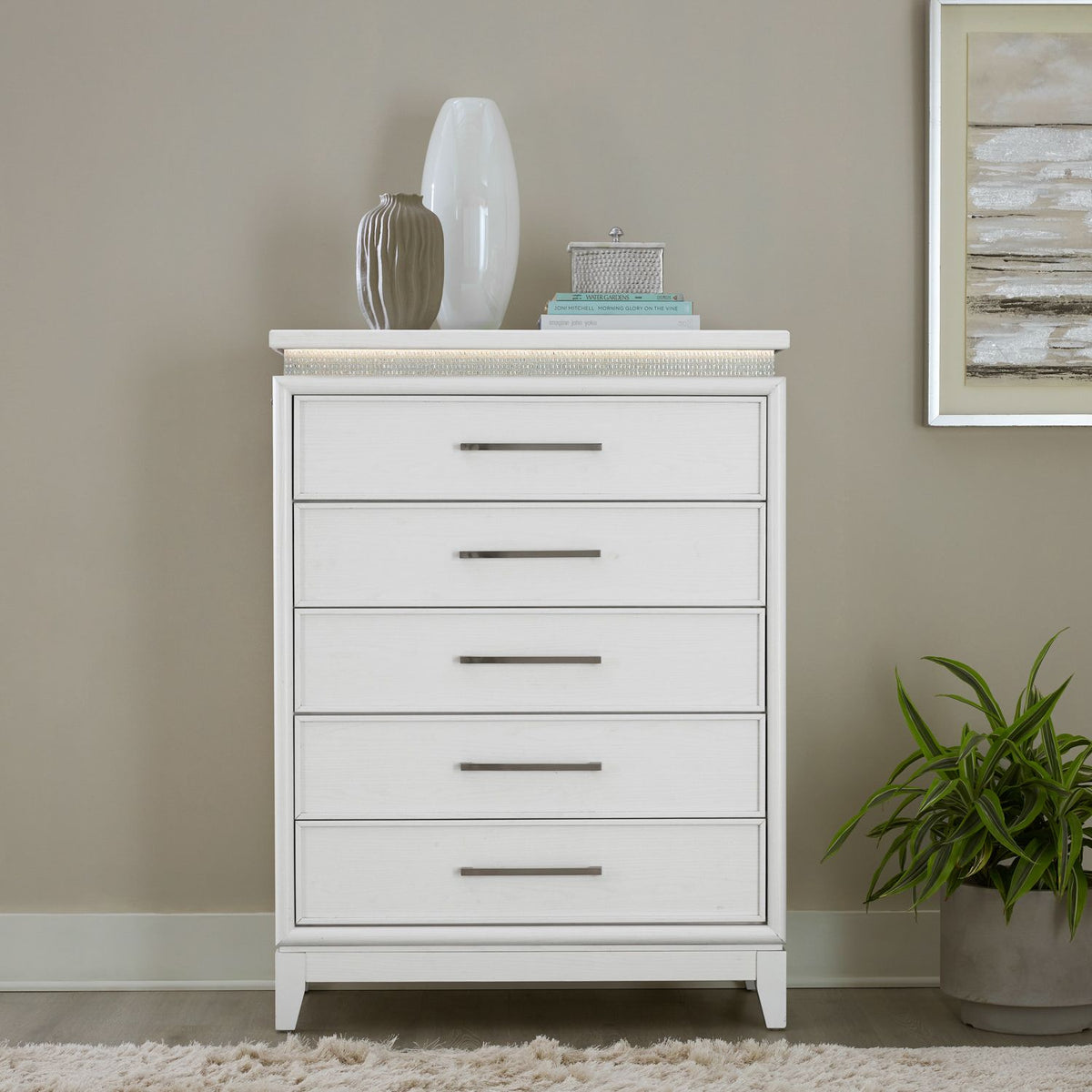 781-BR41 - 5 Drawer Chest w/ Lights - Liberty Furniture