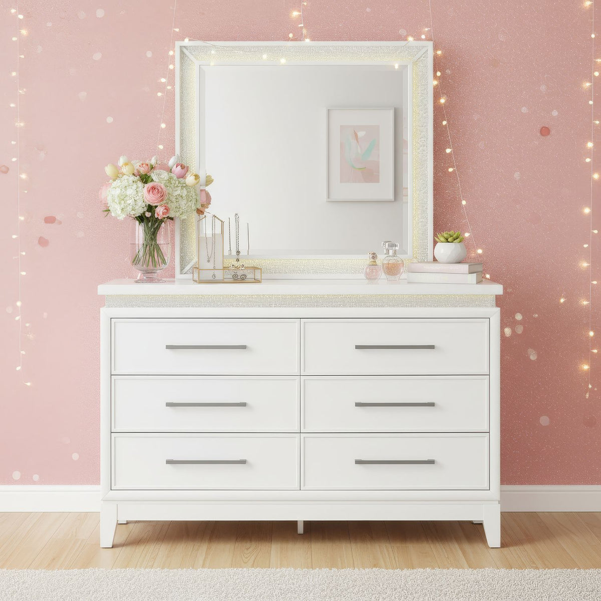 781-YBR-DM - Dresser & Mirror - Liberty Furniture