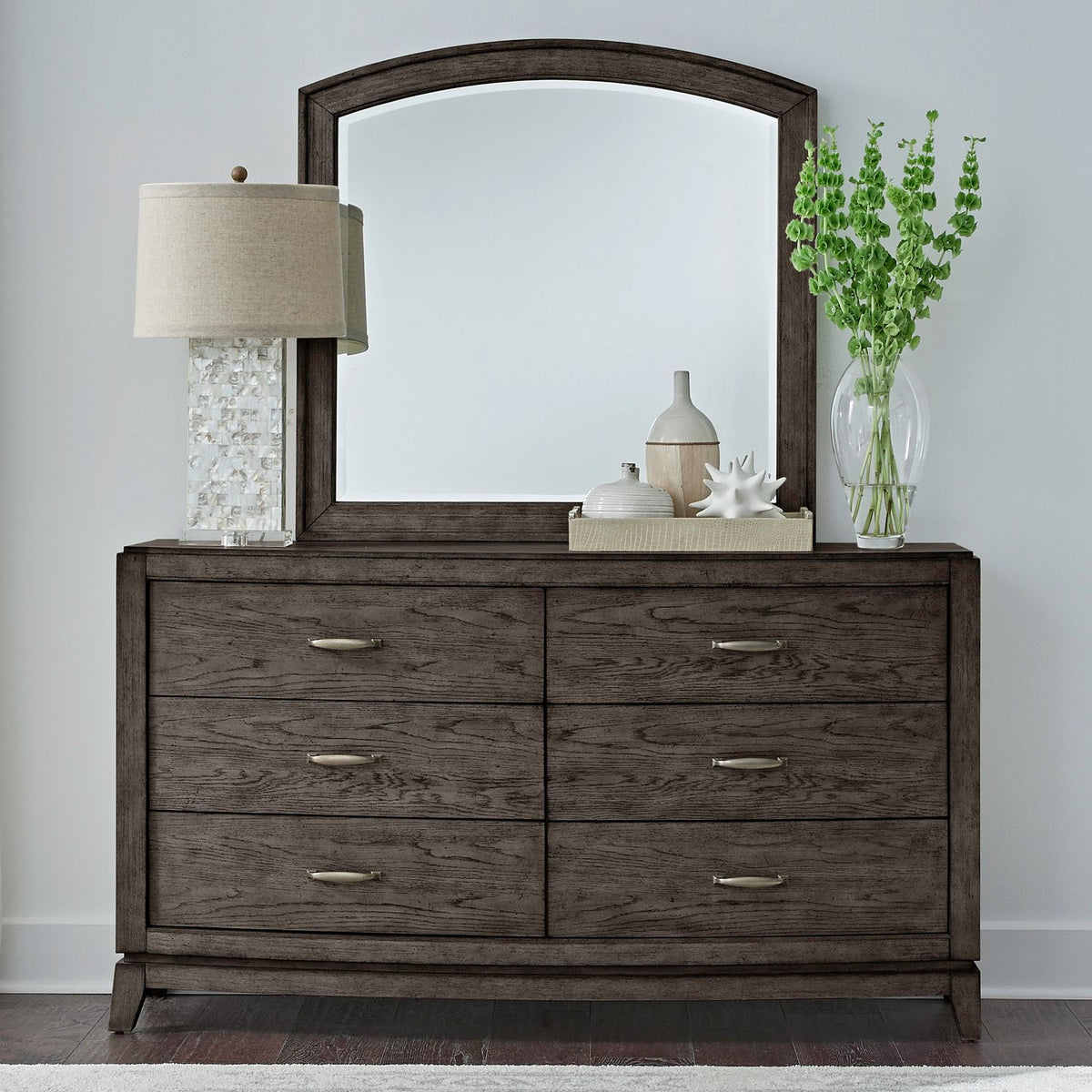 805B-BR-DM - Dresser & Mirror - Liberty Furniture