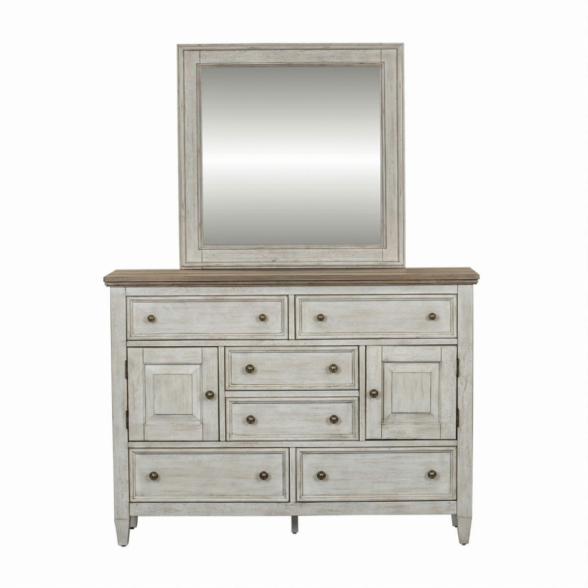 824-BR-DM - Dresser & Mirror - Liberty Furniture