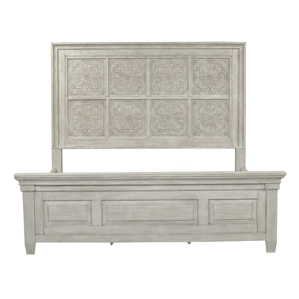 824-BR-OKPBDMN - King Opt Panel Bed, Dresser & Mirror, Night Stand - Liberty Furniture