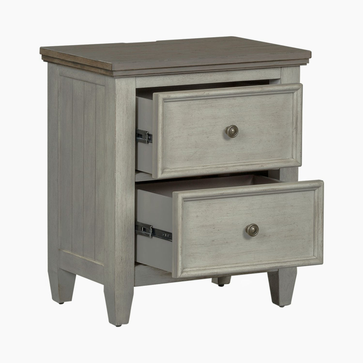 824-BR63 - 2 Drawer Night Stand w/ Charging Station - Liberty Furniture