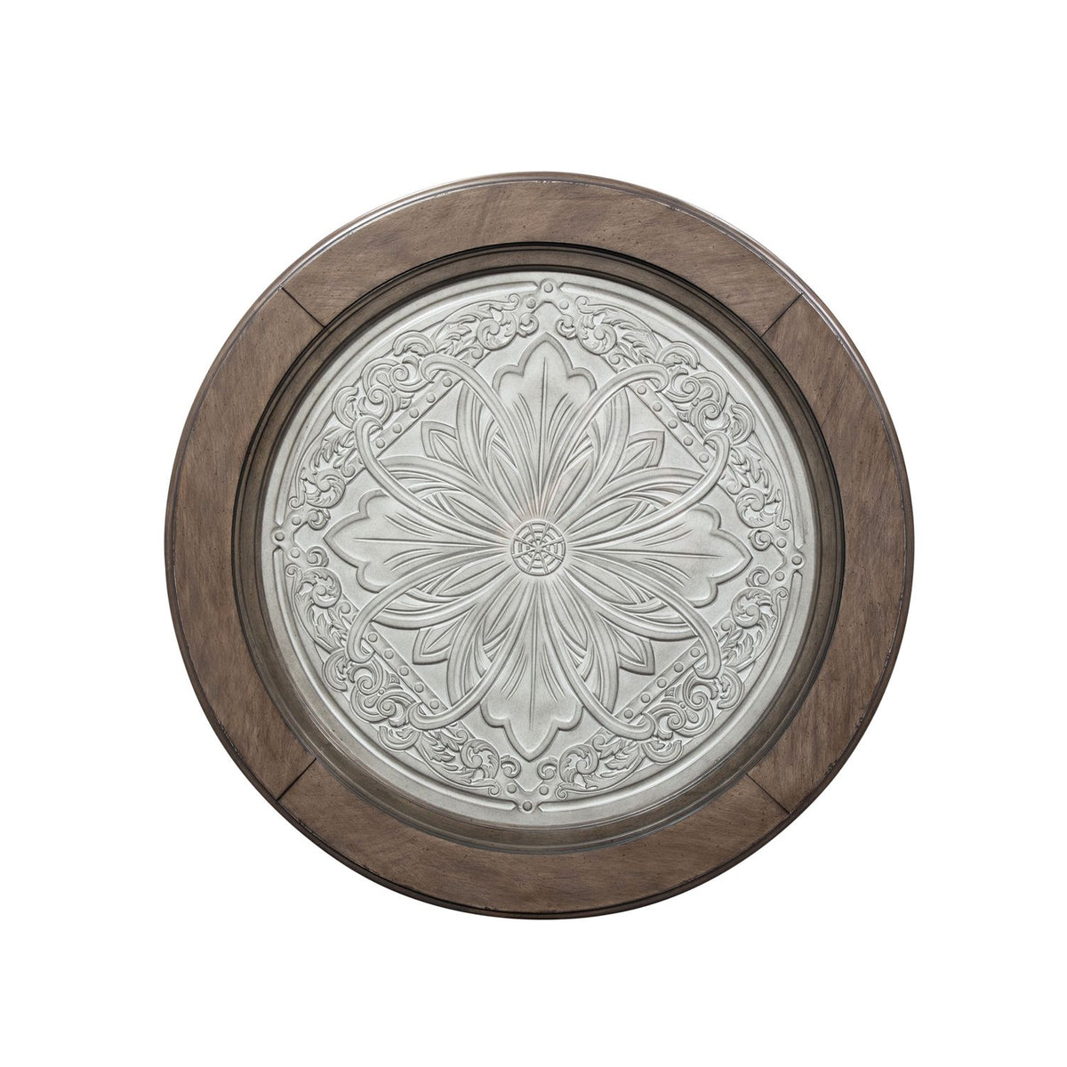 824-OT1012 - Round Ceiling Tile Cocktail Table - Liberty Furniture
